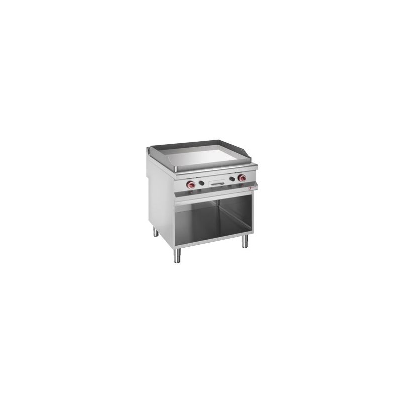 GRILLADE FRY-TOP GAZ PLAQUE DUR CHROME