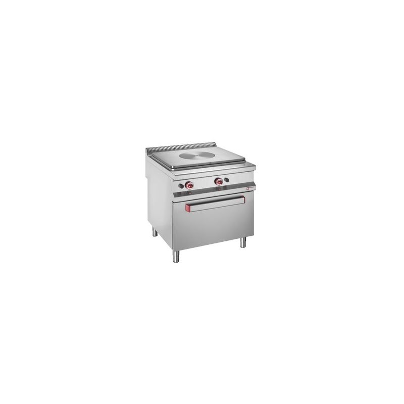 Fourneau plaque coup de feu sur four gaz