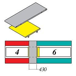ELEMENT INTERMEDIAIRE POUR 4/6
