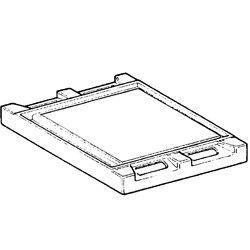 Plaque lisse 1 feu "New"