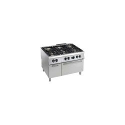 Cuisinière 6 feux vifs gaz -TOP-