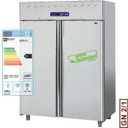 Armoire frigorifique 1400 litres ventilée, 2 portes GN 2/1
