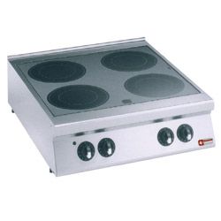 CUISINIÈRE ÉLECTRIQUE VITROCÉRAMIQUE 4 ZONES-TOP
