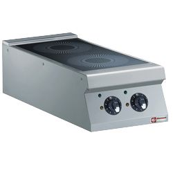 CUISINIÈRE ÉLECTRIQUE 2 FOYERS INDUCTION TOP