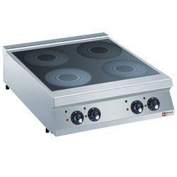 CUISINIÈRE ÉLECTRIQUE 4 FOYERS INDUCTION TOP