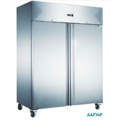 Armoire réfrigérée positive 2 portes pleines 1400 L - Inox (AAF14P)