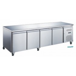 TABLES RÉFRIGÉRÉES gn 1/1 sans dosseret évaporateur traité (AA4PP)