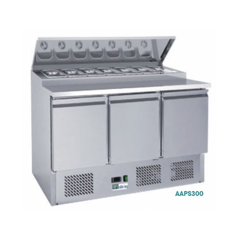 SALADETTES série star avec portes extérieurs et intérieurs inox (AAPS300)