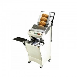 Trancheuse à pain manuelle sur roulettes