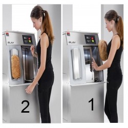 illustration d'utilisation de la Trancheuse à Lame Circulaire Automatique sur Roulettes