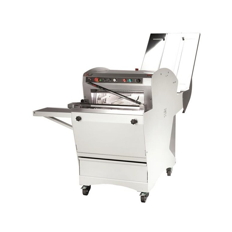 Trancheuse automatique à 2 Tapis sur roulettes