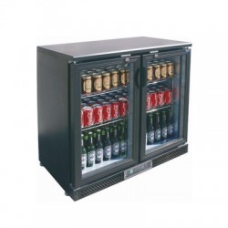 Arrière-bar - 2 portes vitrées battantes (C2B)