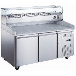 Meuble Pizza Réfrigéré avec Vitrine, Afi collin-lucy