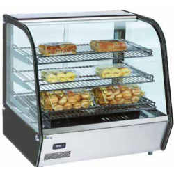 Vitrine chaude à poser service arrière vitre bombée 120 L (RTR-120L)