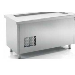 Station de service froide en inox pour buffets