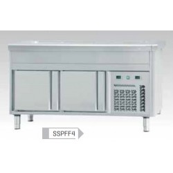 Station de service froide en inox pour buffets