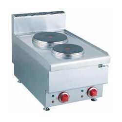 Plaque à snacker 2 zones de chauffe 650 (JUS-TZ-2)