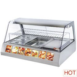Vitrine chauffante ventilée 3x GN 1/1