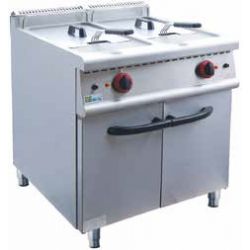Friteuse électrique sur coffre 20 L double - Série 700 (JZH-TC-2)