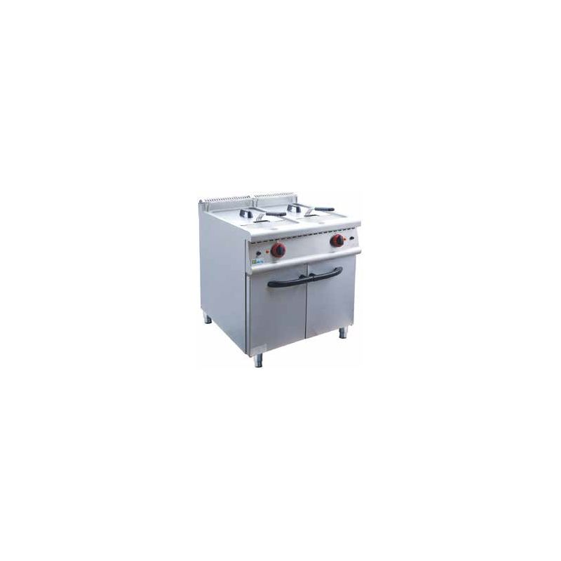 Friteuse électrique sur coffre 20 L double - Série 700 (JZH-TC-2)