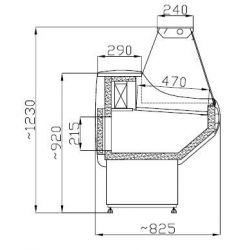 Vitrine réfrigérée vinnie
