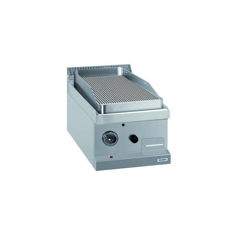 Plaque de cuisson rainurée gaz - sur table