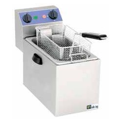 Friteuse Électrique 4L Simple à poser Mono 230V avec Zone Froide et Sécurité (SF4) AFI