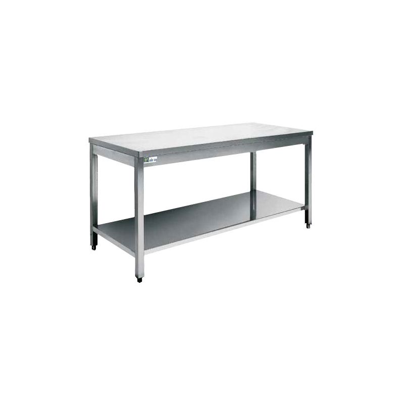 Table adossée avec dosseret 120 cm - Série 700 (DD7012)