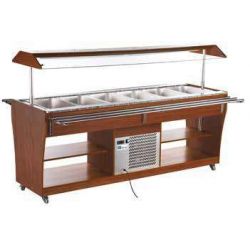 Buffet réfrigéré 6 bacs GN 1/1 (RTS-2150L)