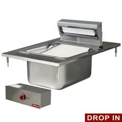 Silo à frites GN 1/1, électrique, à encastrer