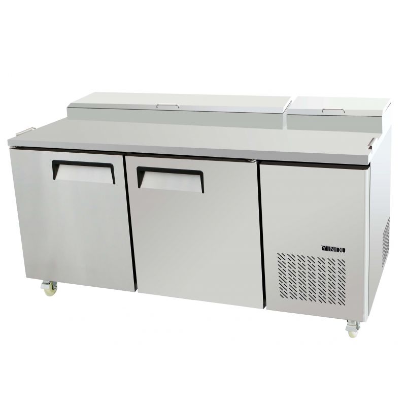 Table de préparation pizza 2 portes