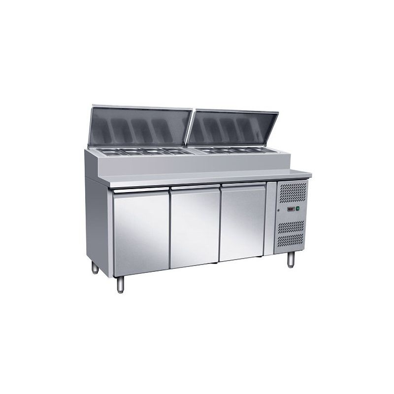 Table Préparation Pizza 3 Portes