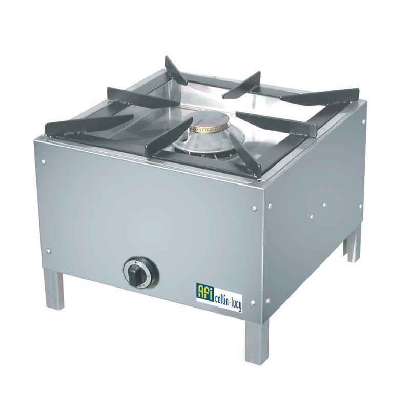 Brûleur sur pied avec Repose casserole en fonte (GB11), afi