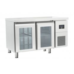 TABLES RÉFRIGÉRÉES gn 1/1 portes vitrées positives évaporateur traité (OZ2PV)
