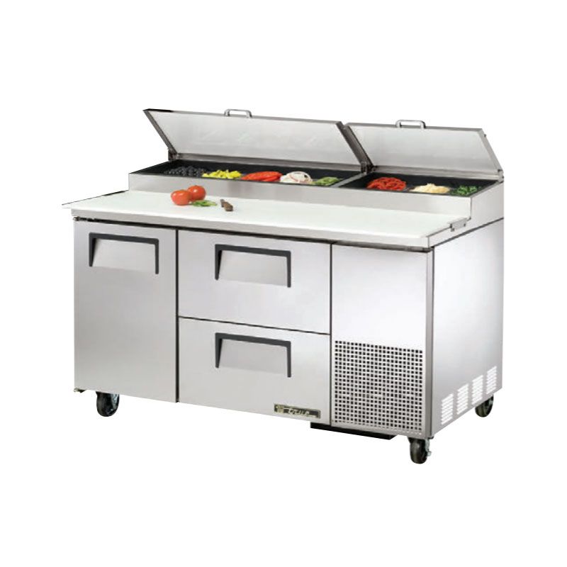 copy of Table de préparation pizza, 4 tiroirs, True