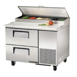 copy of Table de préparation pizza, 4 tiroirs, True