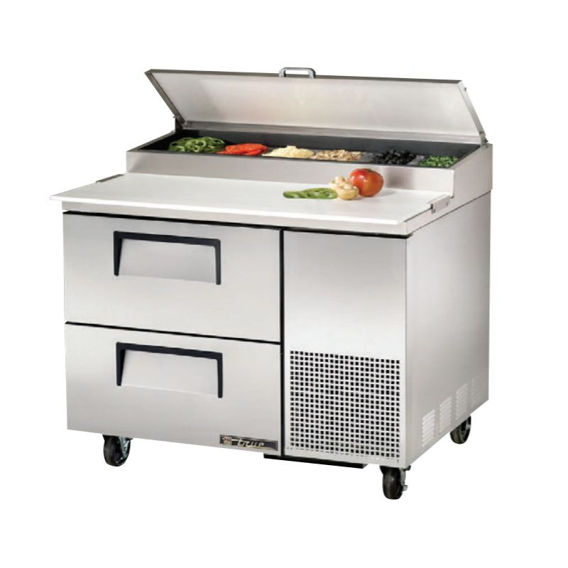 copy of Table de préparation pizza, 4 tiroirs, True