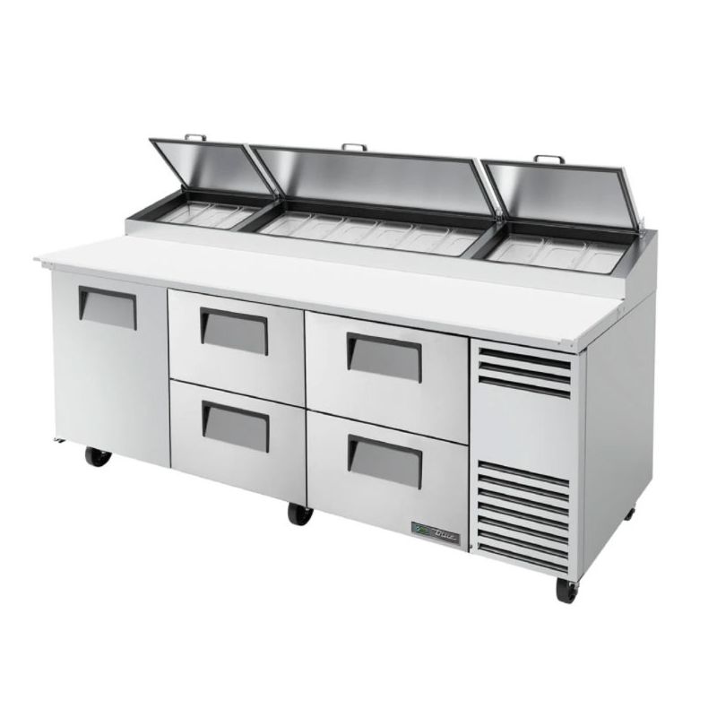 copy of Table de préparation pizza, 2 tiroirs, True