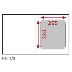 Bac GASTRONORME 1/2 - 325 x 265 mm - 6 L (B12100)