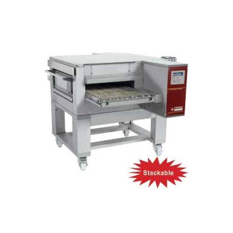 Four électrique à translation, ventilé, bande largeur 500 mm