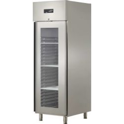 Armoire réfrigérée positive 1 porte vitrée 610 L - Inox (OZ700PVP)