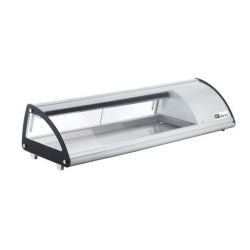 Vitrine à poser portes coulissantes Hauteur 330 mm pour 5 bacs GN 1/3 (RTS-63L)