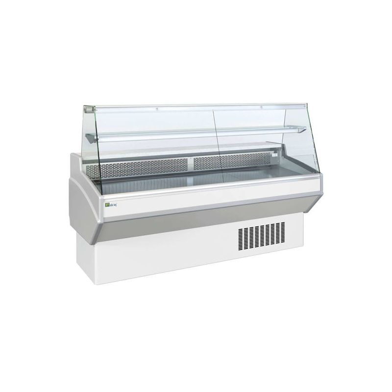 COMPTOIRS D’EXPOSITION vitrage droit froid ventilé (AL200V), afi