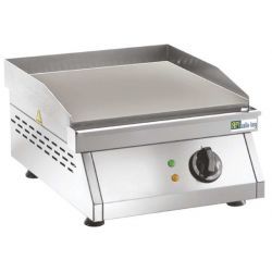 Grill électrique plaque lisse 1 Zone de Cuisson-Mono 230 V (AGH400L), afi