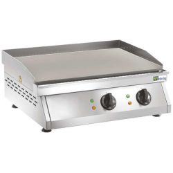 Grill électrique plaque lisse 1 Zone de Cuisson-Tri 400 V (AGH610L), afi