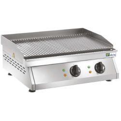 Grill électrique plaque rainurée 1 Zone de Cuisson-Tri 400 V (AGH610R), afi