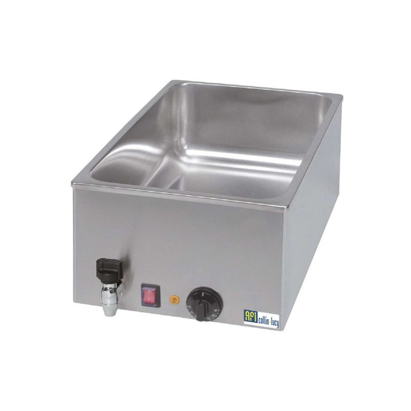 Bains-marie électrique de table GN 1/1 avec vidange (PV11), afi