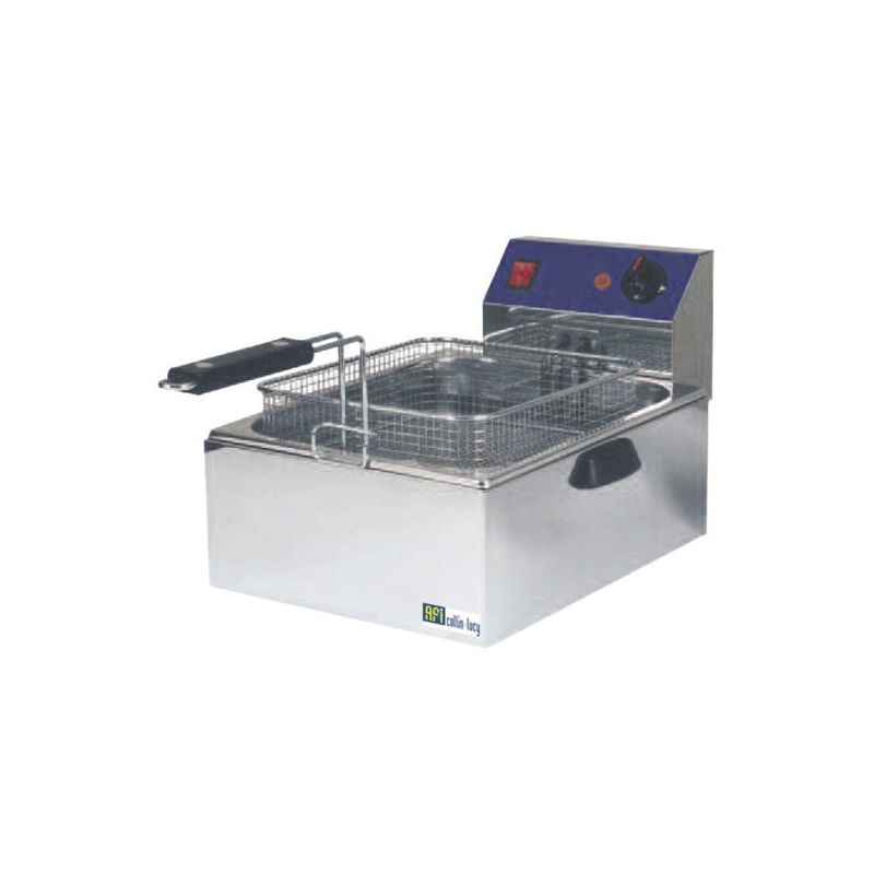 Friteuse Électrique 4L Simple à poser Mono 230V Grande Surface Sans Vidange (SF5), afi