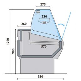 COMPTOIRS D’EXPOSITION (BE150V), afi