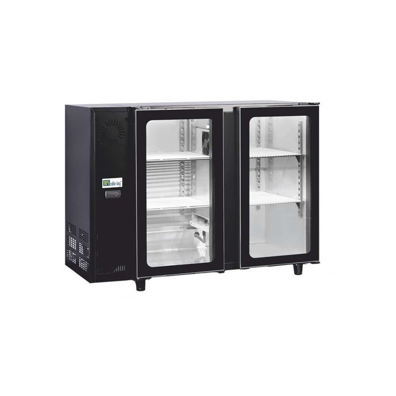 Arrière-bar réfrigéré 2 portes vitrées sans groupe (FGB118SGV)